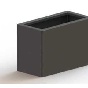 Gepoedercoat staal plantenbak Texas 300x600