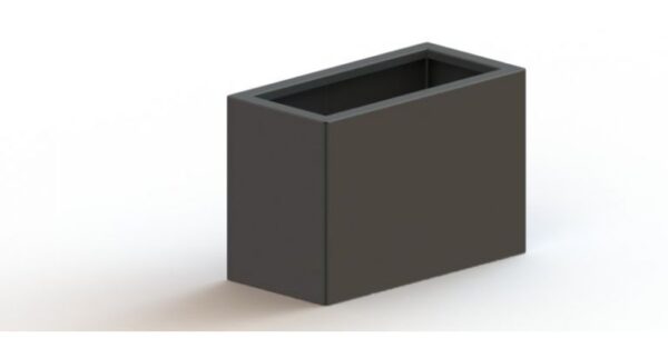 Gepoedercoat staal plantenbak Texas 300x600