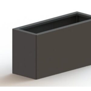 Gepoedercoat staal plantenbak Texas 300x800