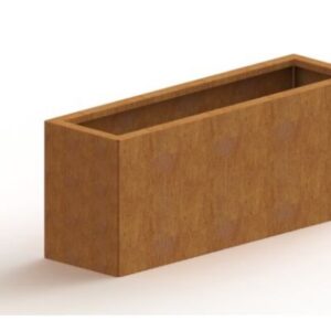 Cortenstaal plantenbak Texas 300x1000