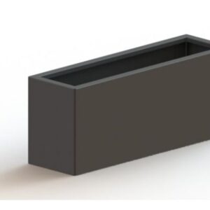 Gepoedercoat staal plantenbak Texas 300x1000
