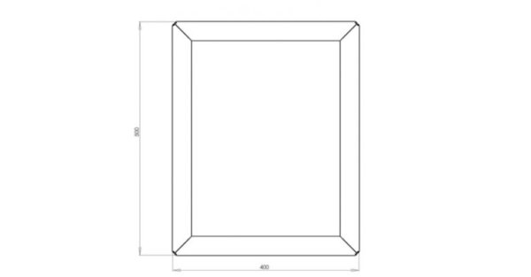 Gepoedercoat staal plantenbak Texas 400x500 - Afbeelding 2
