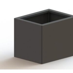 Gepoedercoat staal plantenbak Texas 400x500
