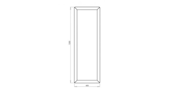 Cortenstaal plantenbak Texas 400x1200 - Afbeelding 3