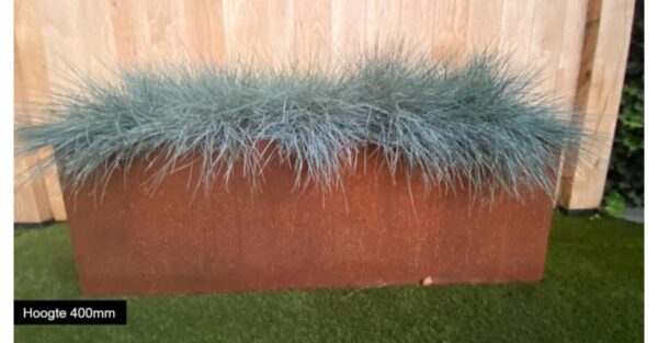 Cortenstaal plantenbak Texas 400x1200 - Afbeelding 4