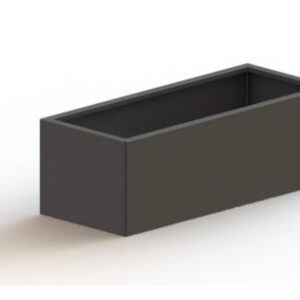 Gepoedercoat staal plantenbak Texas 500x1200