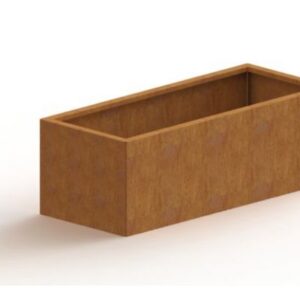 Cortenstaal plantenbak Texas 500x1200