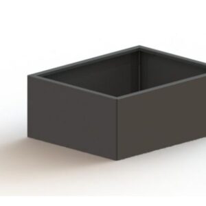 Gepoedercoat staal plantenbak Texas 800x1000