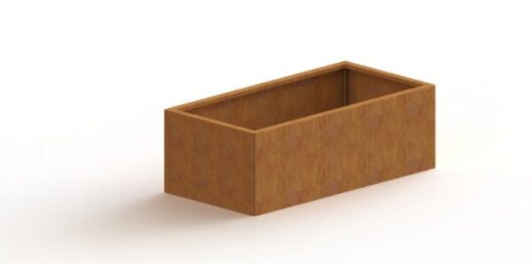 Cortenstaal plantenbak Texas 600x1200