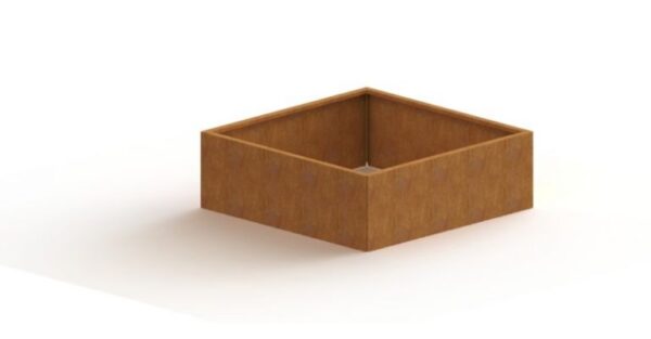 Cortenstaal plantenbak Miami 1200x1200