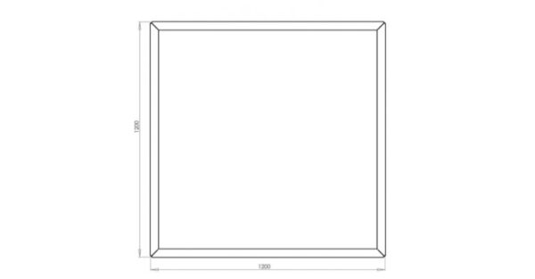 Cortenstaal plantenbak Miami 1200x1200 - Afbeelding 2