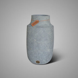 Vase Impressive with Leather rope Maj. Vintage